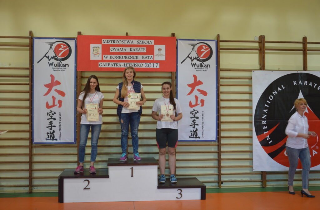 Mistrzostwa Szkoły Oyama Karate w konkurencji Kata, Garbatka- Letnisko 18 maja 2017 roku