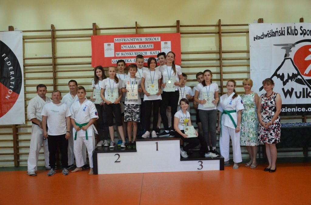 Mistrzostwa Szkoły Oyama Karate w konkurencji Kata, Garbatka- Letnisko 28 maja 2018 r.