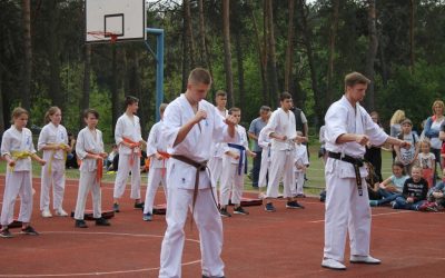XV Festyn Rodzinny „Trójki”-pokaz karate, Kozienice 18 maja 2019 r.