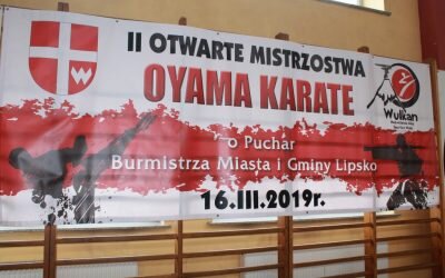 II Otwarte Mistrzostwa Oyama Karate  o Puchar Burmistrza Miasta i Gminy Lipsko, 16 marca 2019 r.